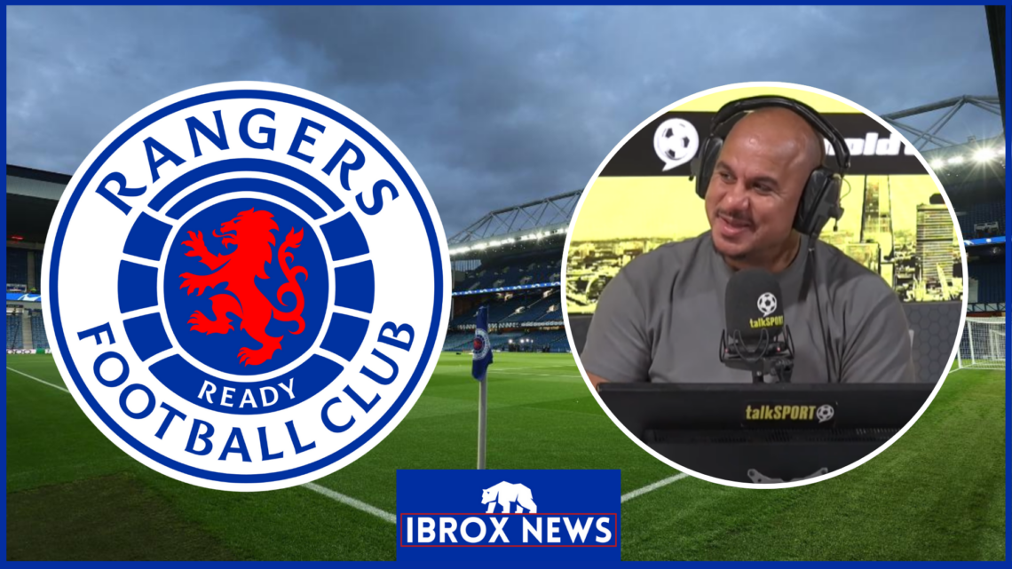 Gabby Agbonlahor, Rangers badge