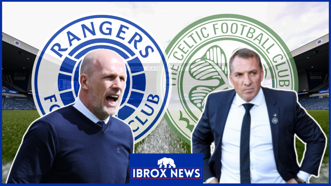 Philippe Clement, Brenden Rodgers, Rangers badge, Celtic badge