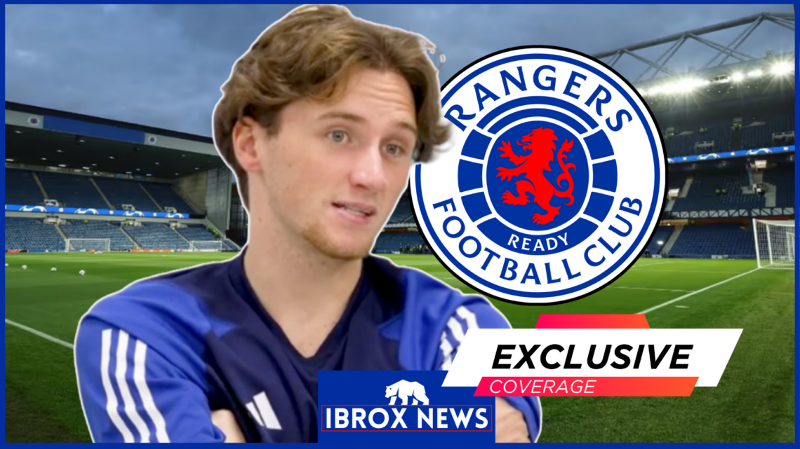 Rangers Alex Lowry exclusive