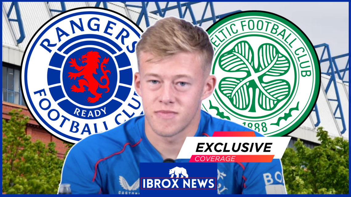 Rangers Connor Barron Celtic exclusive