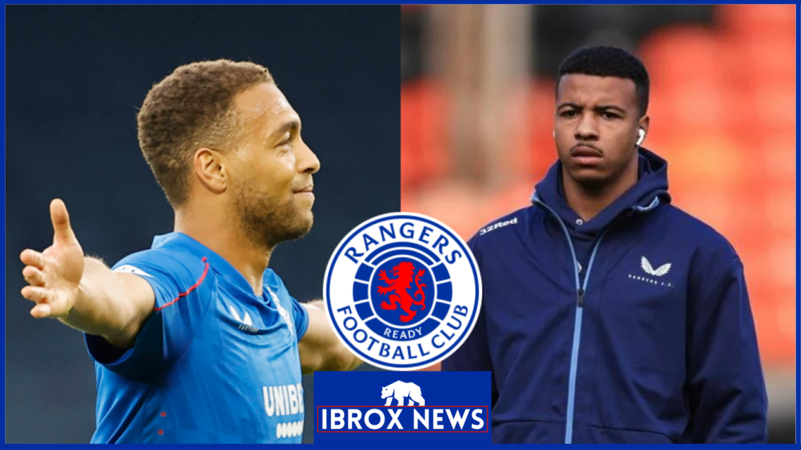Rangers strikers Cyriel Dessers and Hamza Igamane