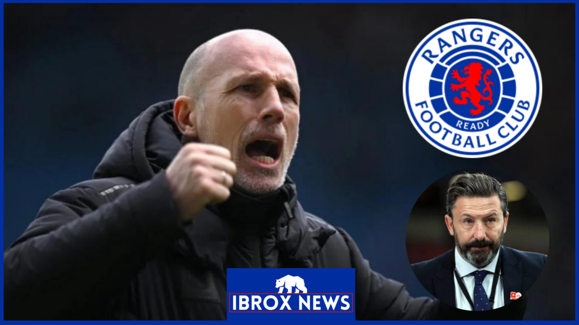 Picture of Philippe Clement and Derek McInnes.