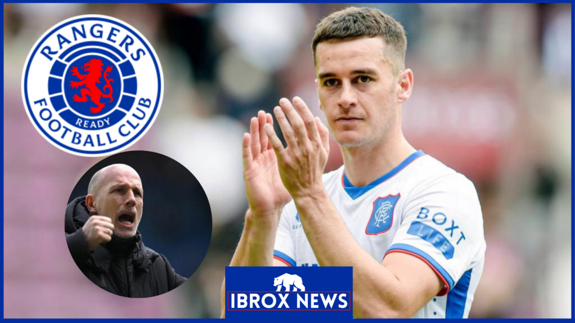 Rangers manager Philippe Clement and Tom Lawrence