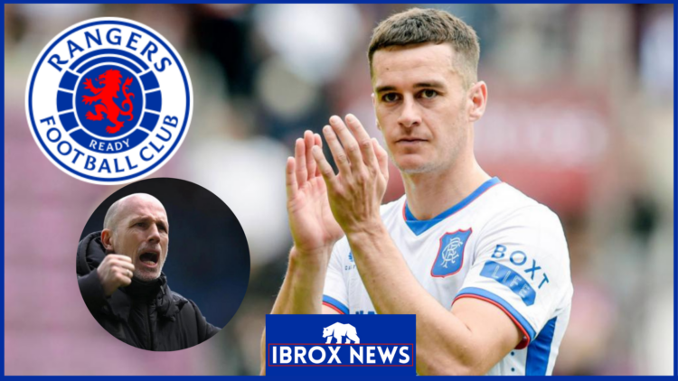 Rangers manager Philippe Clement and Tom Lawrence