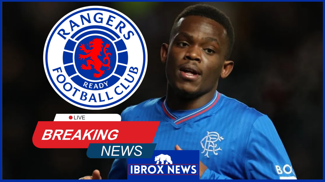 Rangers Rabbi Matondo breaking news