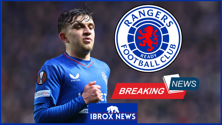 Rangers Ridvan Yilmaz breaking news