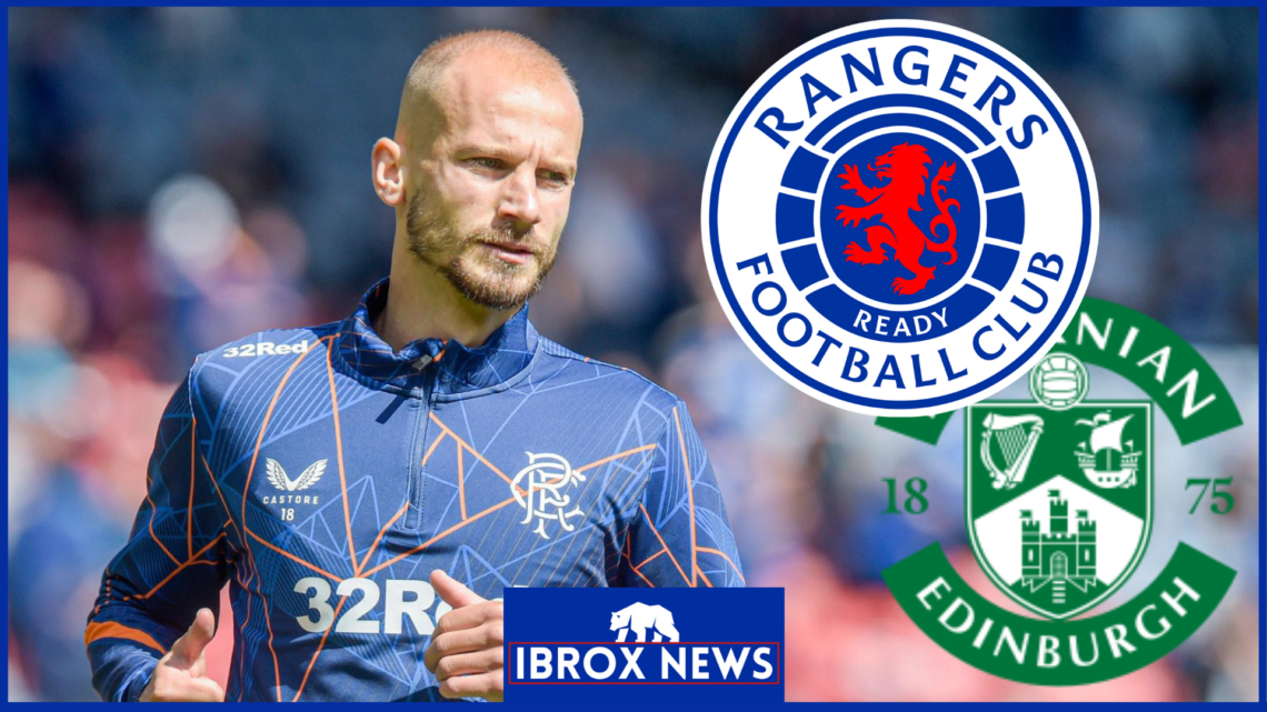 Vaclav Cerny, Rangers badge, Hibernian badge