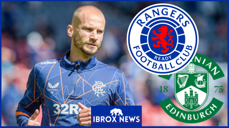 Vaclav Cerny, Rangers badge, Hibernian badge