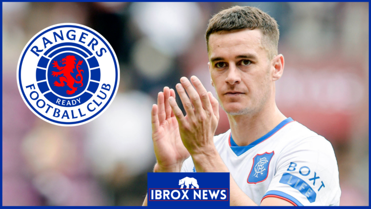 Rangers badge, Tom Lawrence