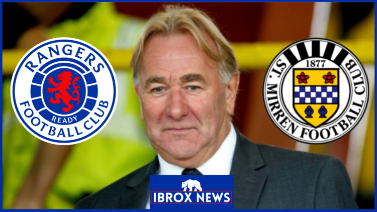 Alan Rough, Rangers badge, St Mirren badge