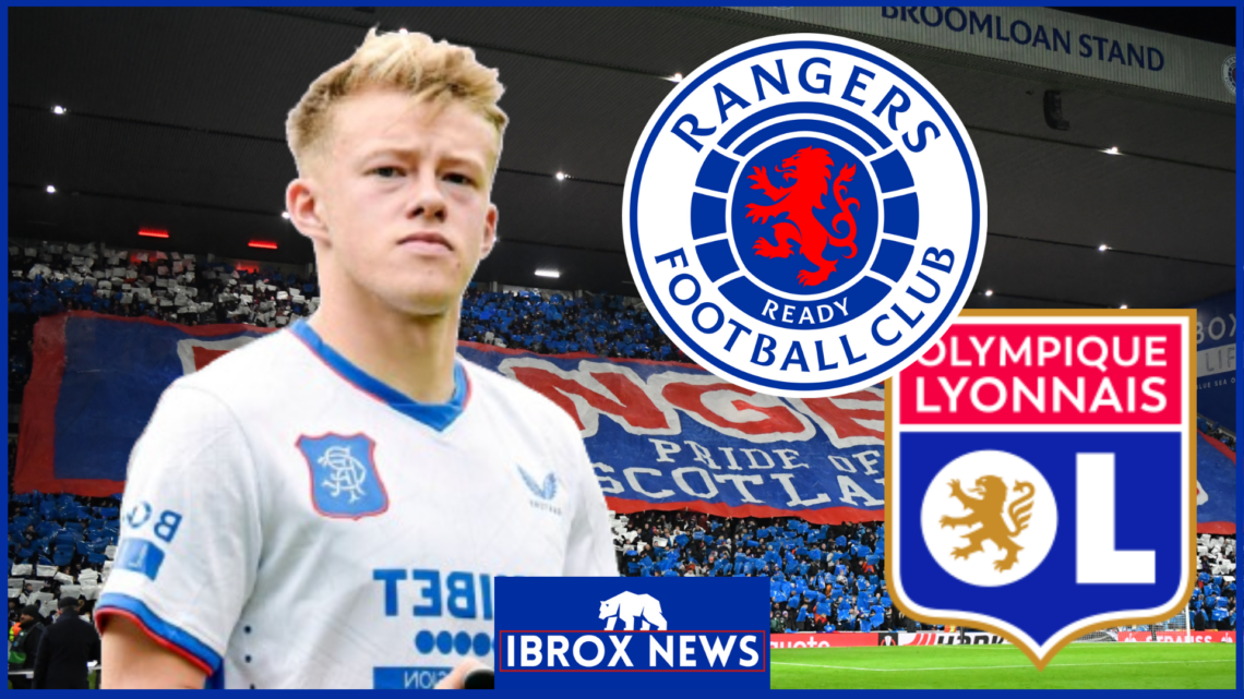 Connor Barron, Rangers badge, Lyon badge