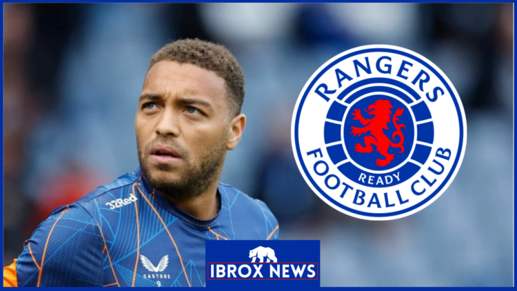Picture of Rangers striker Cyriel Dessers
