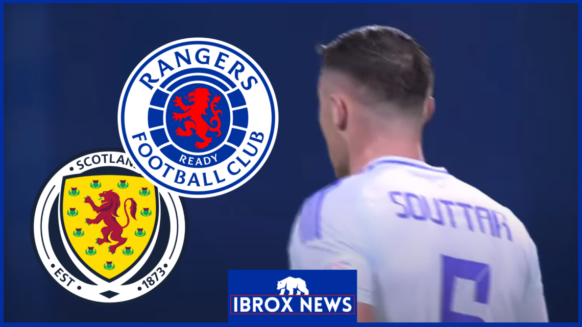 John Souttar, Rangers badge, Scotland badge