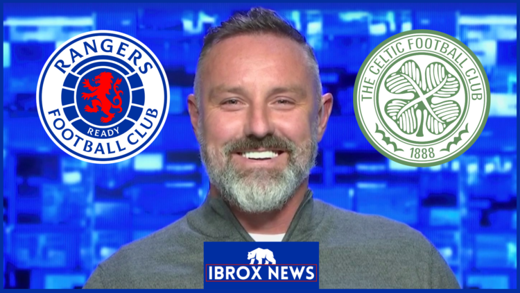 Kris Boyd, Rangers badge, Celtic badge