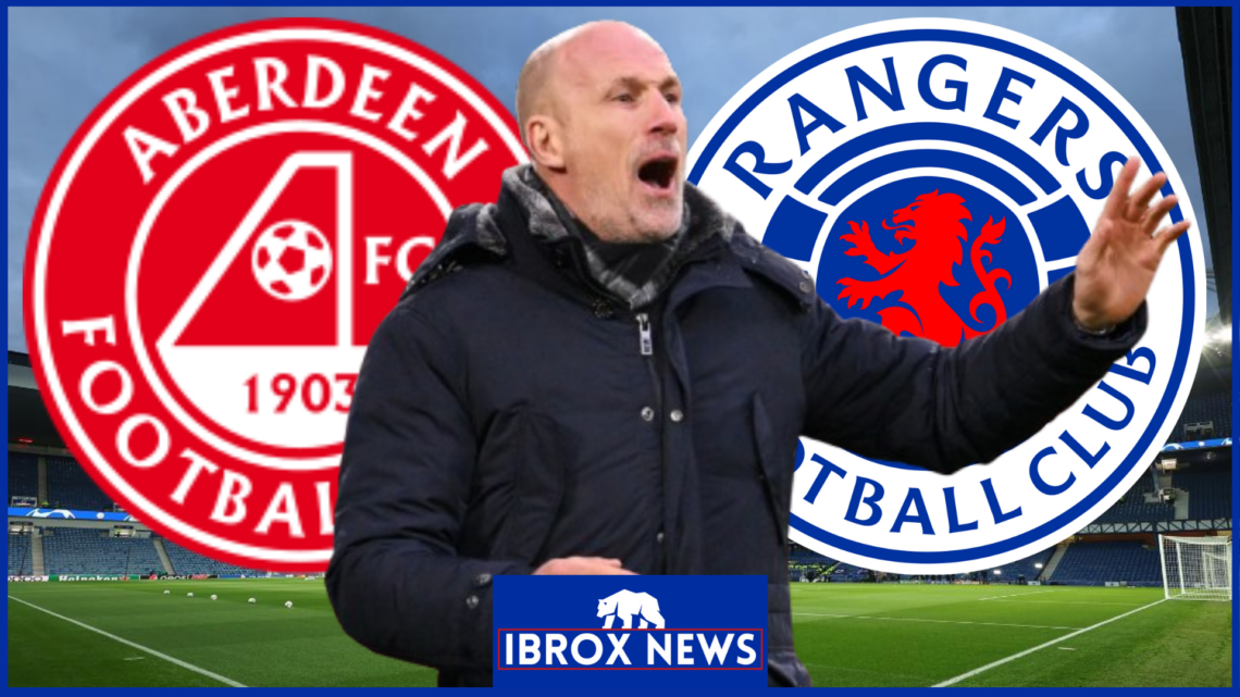 Philippe Clement, Rangers badge, Aberdeen badge