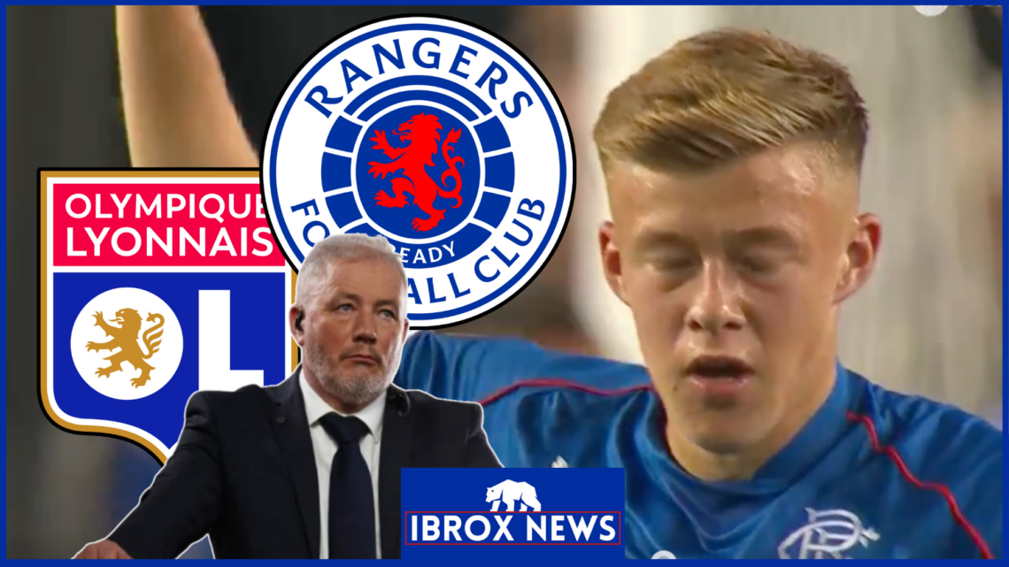 Rangers Lyon Ally McCoist Connor Barron