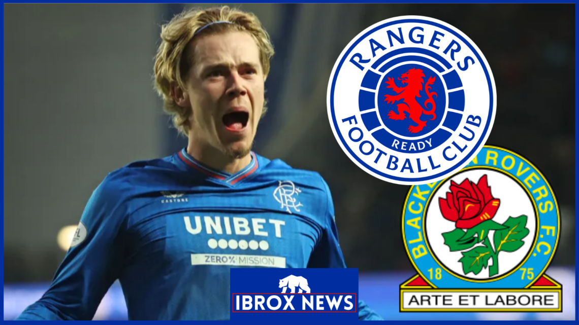 Todd Cantwell, Rangers badge, Blackburn Rovers badge