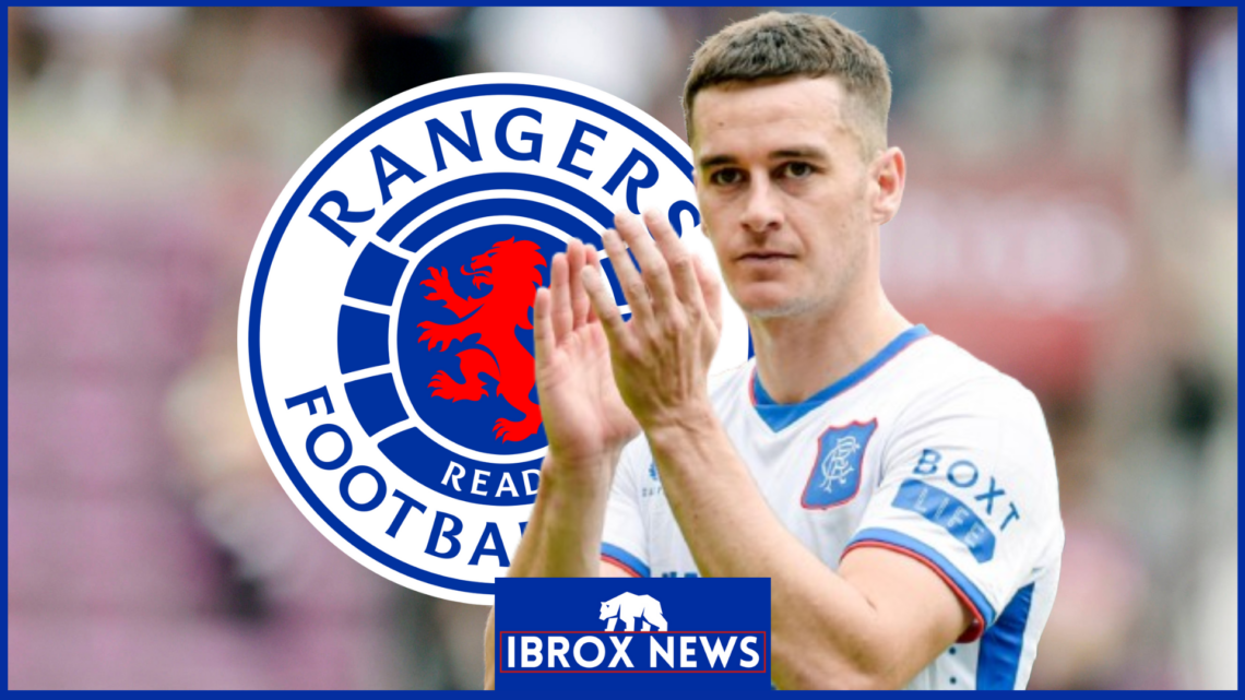 Tom Lawrence, Rangers badge