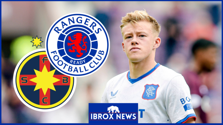 Connor Barron Rangers FCSB badges