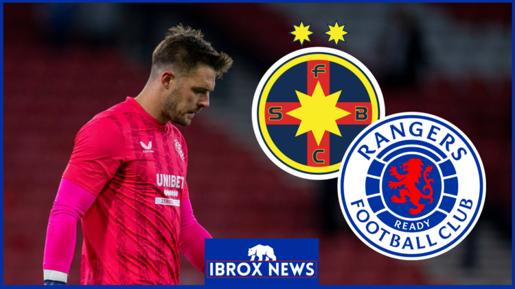 Jack Butland Rangers FCSB badges