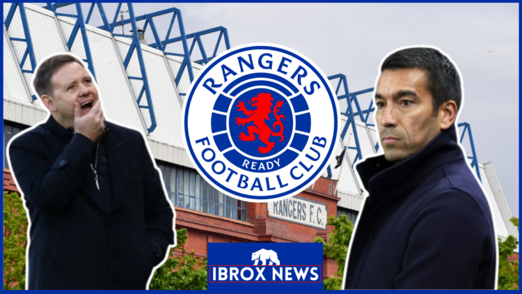Michael Beale Giovanni van Bronckhorst Rangers badges