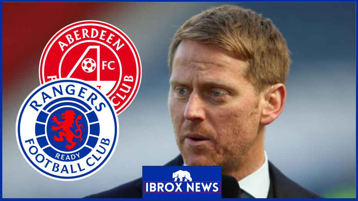 Michael Stewart Rangers Aberdeen badges