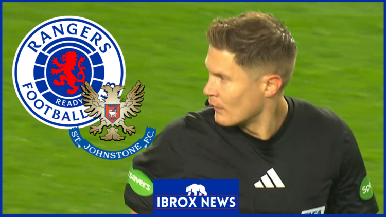 Rangers and St Johnstone badges, David Dickinson