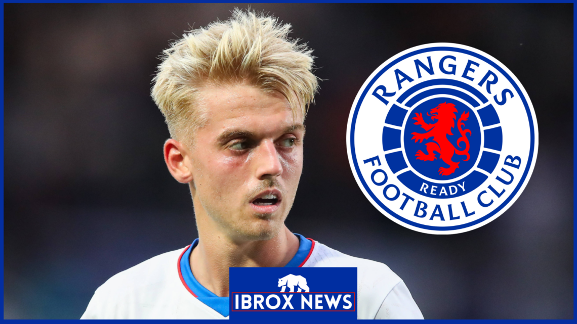Rangers badge, Ross McCausland
