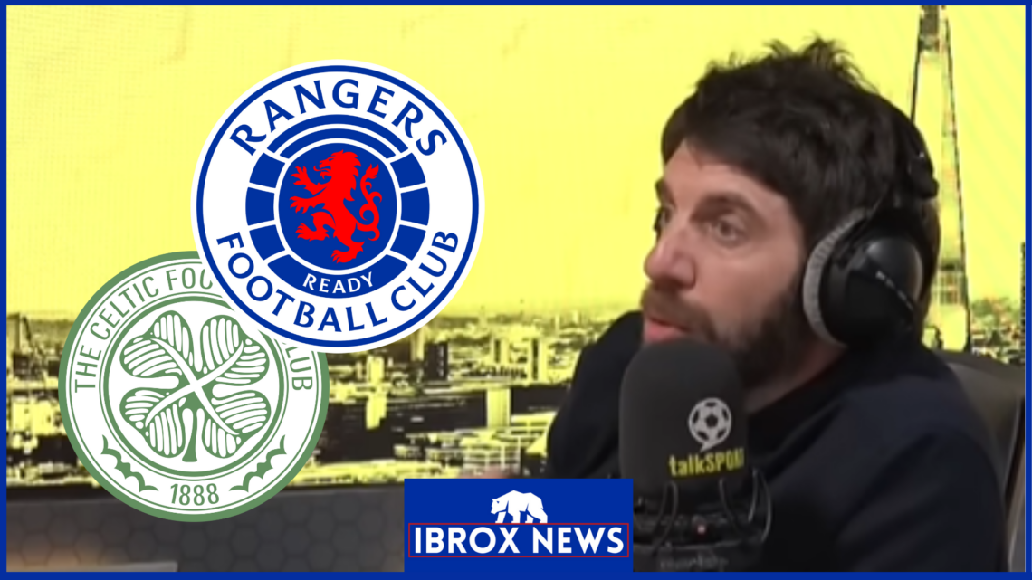 Andy Goldstein, Rangers badge, Celtic badge