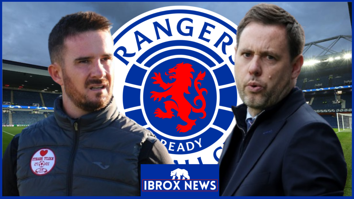 Barry Ferguson, Michael Beale, Rangers badge, Ibrox
