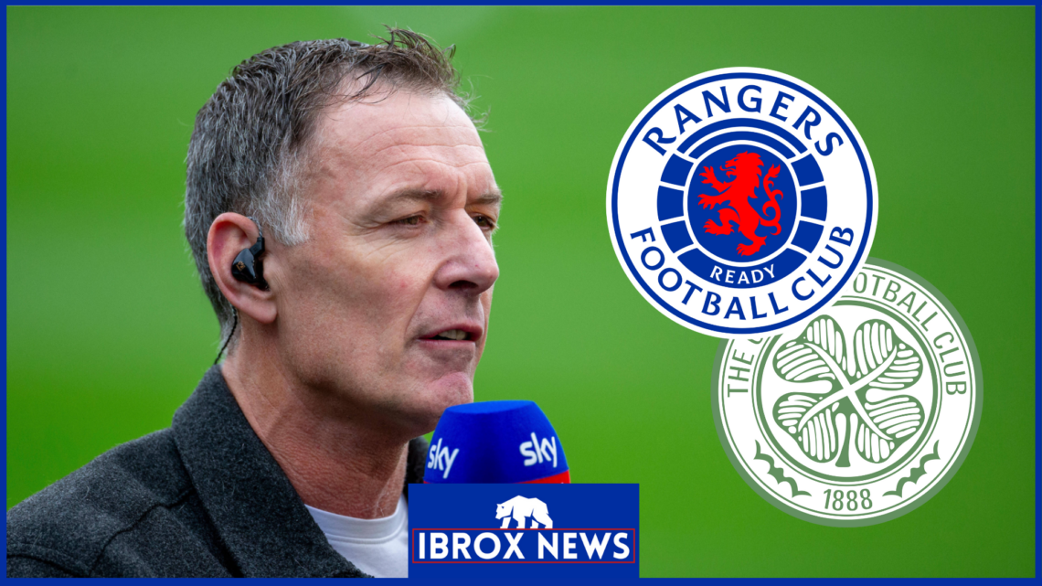 Chris Sutton, Rangers badge, Celtic badge
