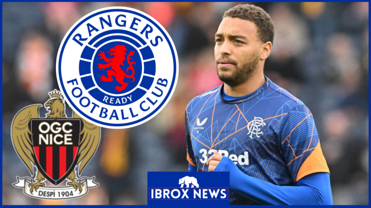 Cyriel Dessers, Rangers badge, Nice badge