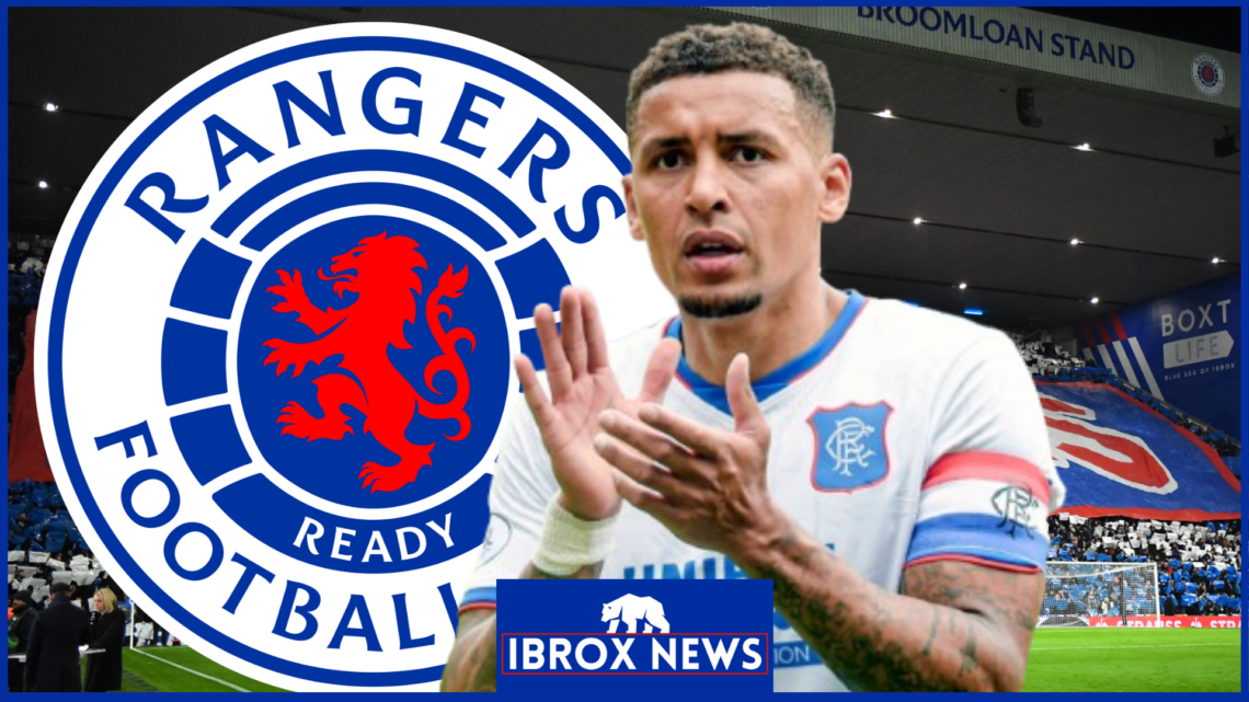 James Tavernier, Rangers badge