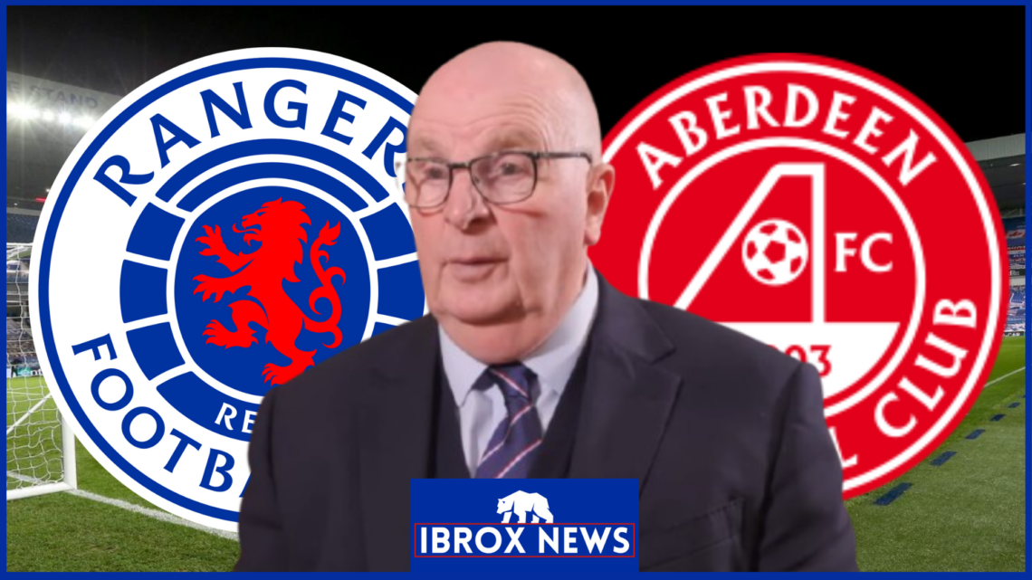 John Gilligan, Rangers badge, Aberdeen badge