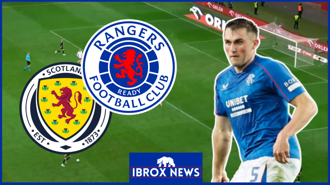 John Souttar, Rangers badge, Scotland badge