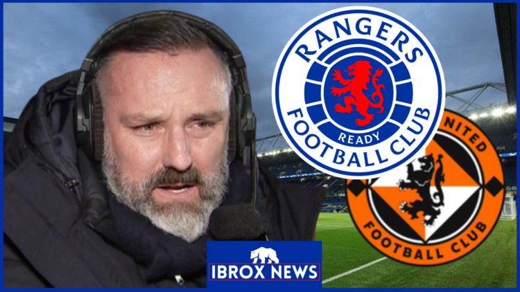 Kris Boyd, Rangers badge, Dundee United badge