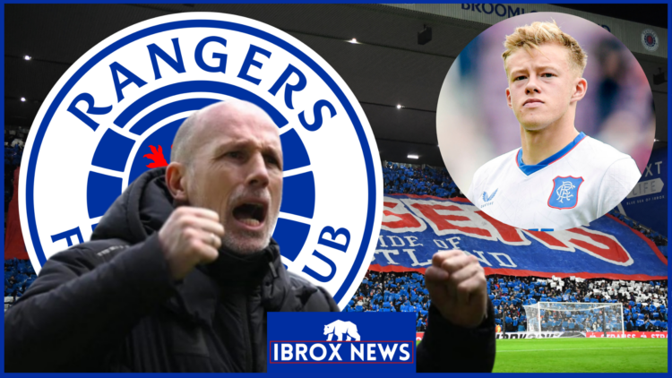 Philippe Clement, Connor Barron, Rangers badge