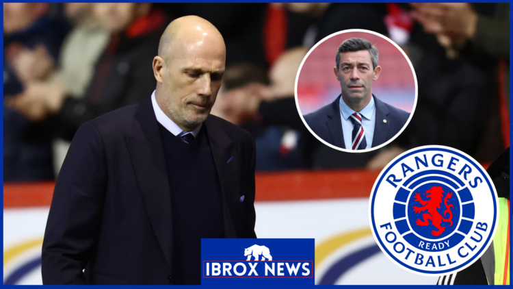 Philippe Clement, Pedro Caixinha, Rangers badge