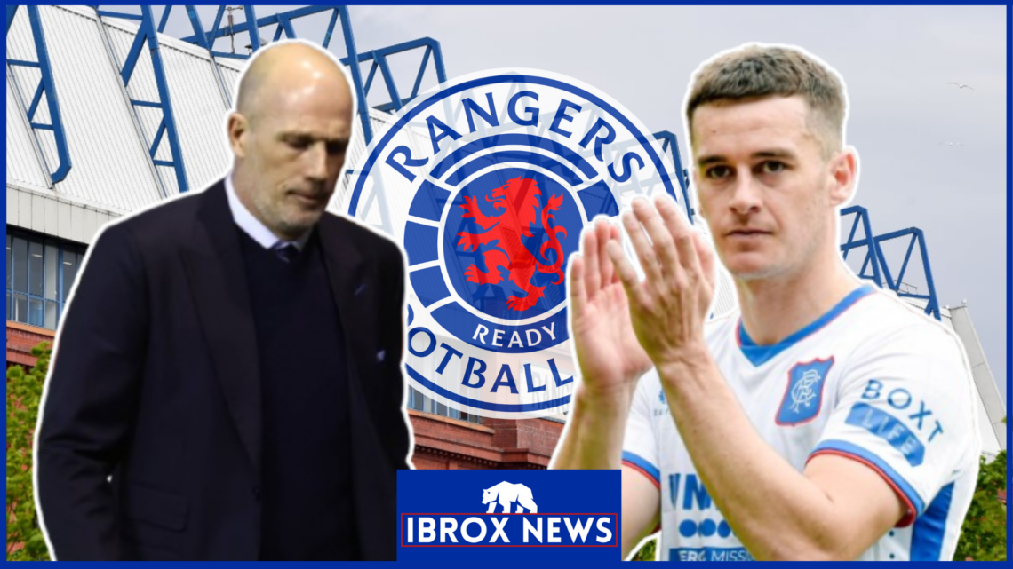 Philippe Clement, Tom Lawrence, Rangers badge