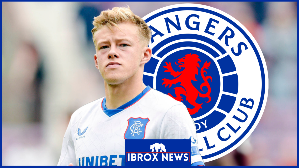 Rangers badge, Connor Barron