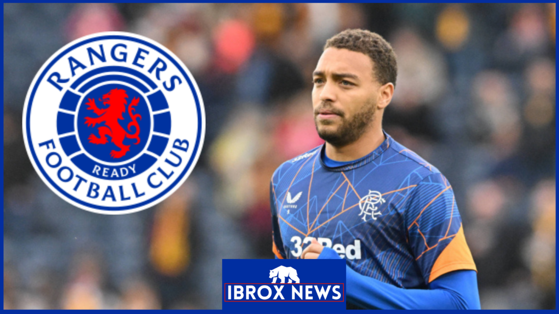 Picture of Rangers striker Cyriel Dessers