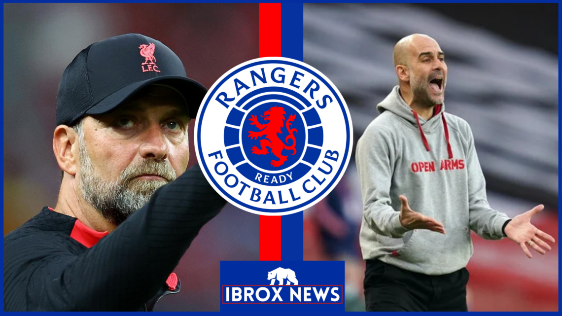 Rangers Jurgen Klopp Pep Guardiola