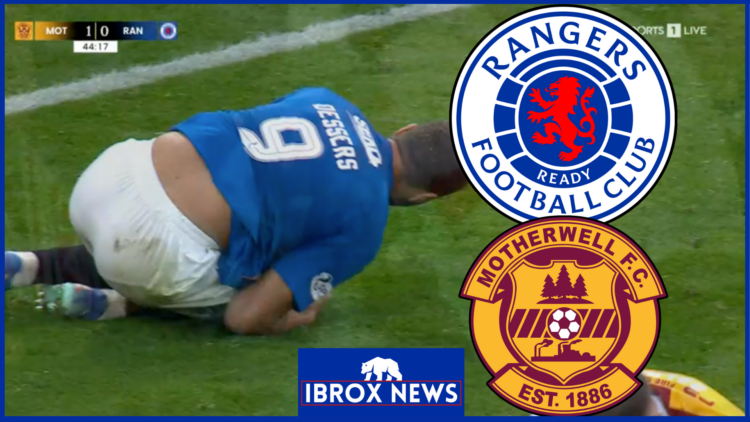 Rangers Motherwell Cyriel Dessers
