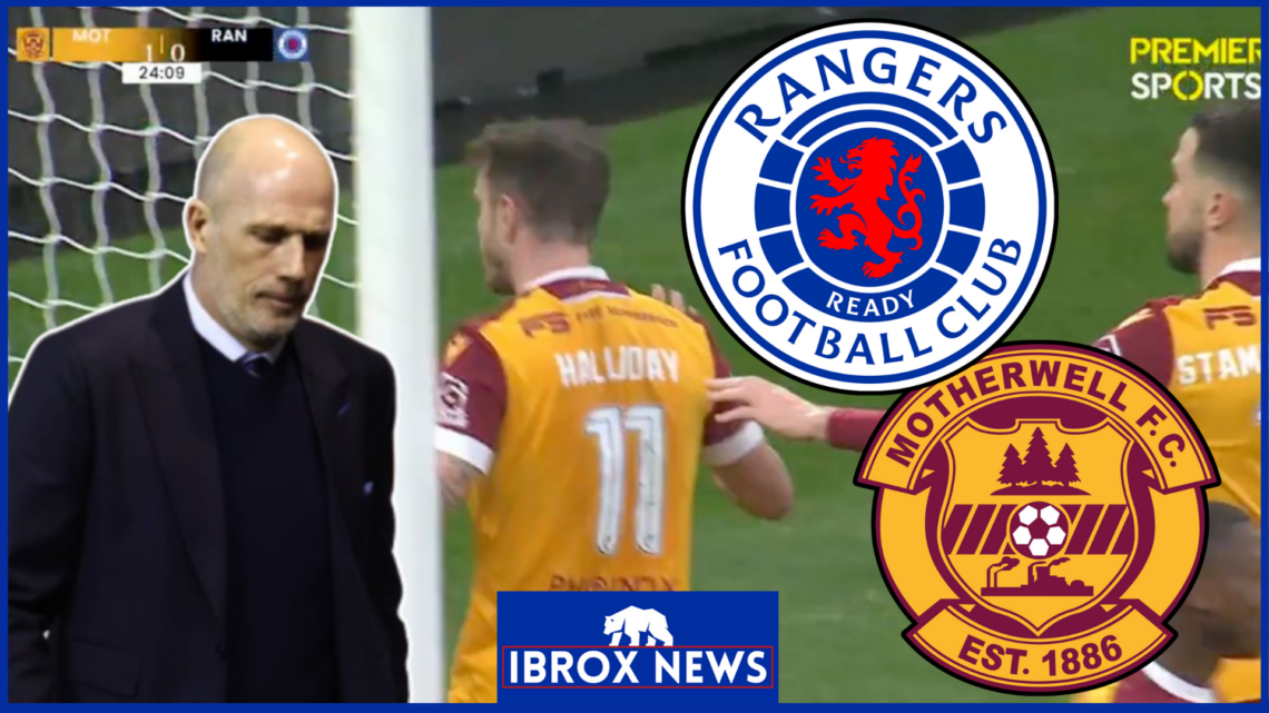 Rangers Philippe Clement Motherwell Andy Halliday