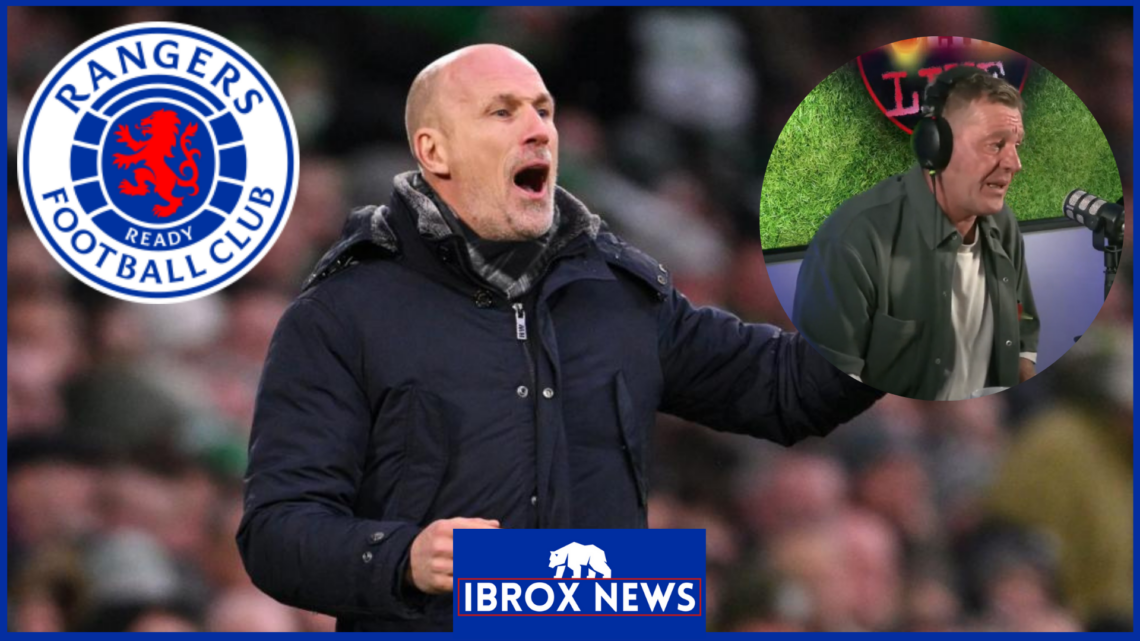 Picture of Philippe Clement and Keith Jackson.