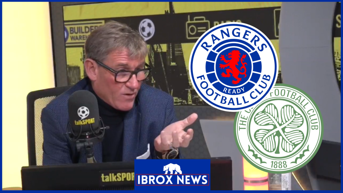 Simon Jordan, Rangers badge, Celtic badge