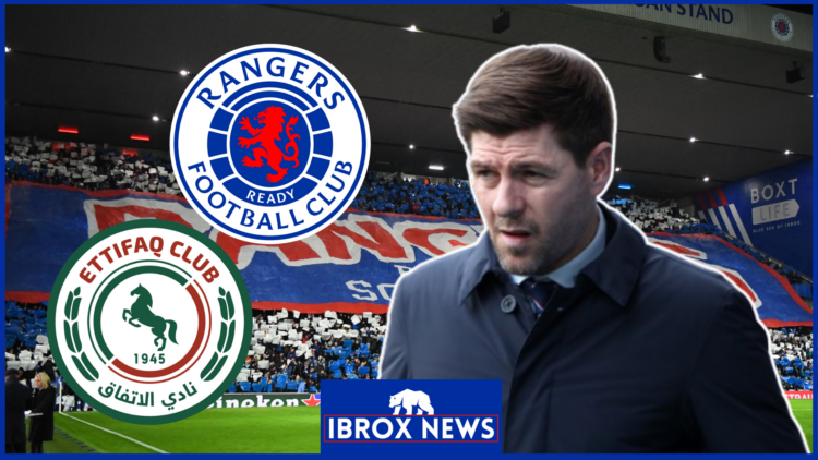 Steven Gerrard, Rangers badge, Al-Ettifaq badge