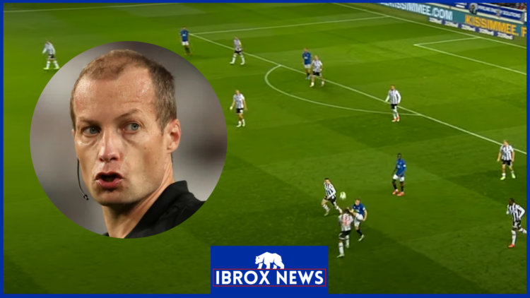 Willie Collum, Rangers v St Mirren