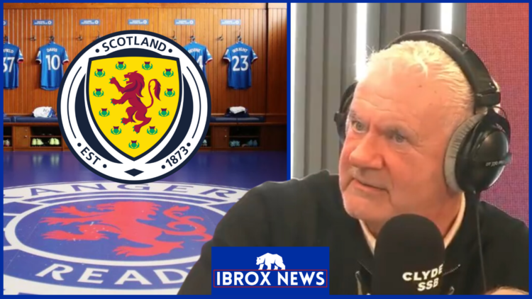 Gordon Dalziel Rangers Scotland badge