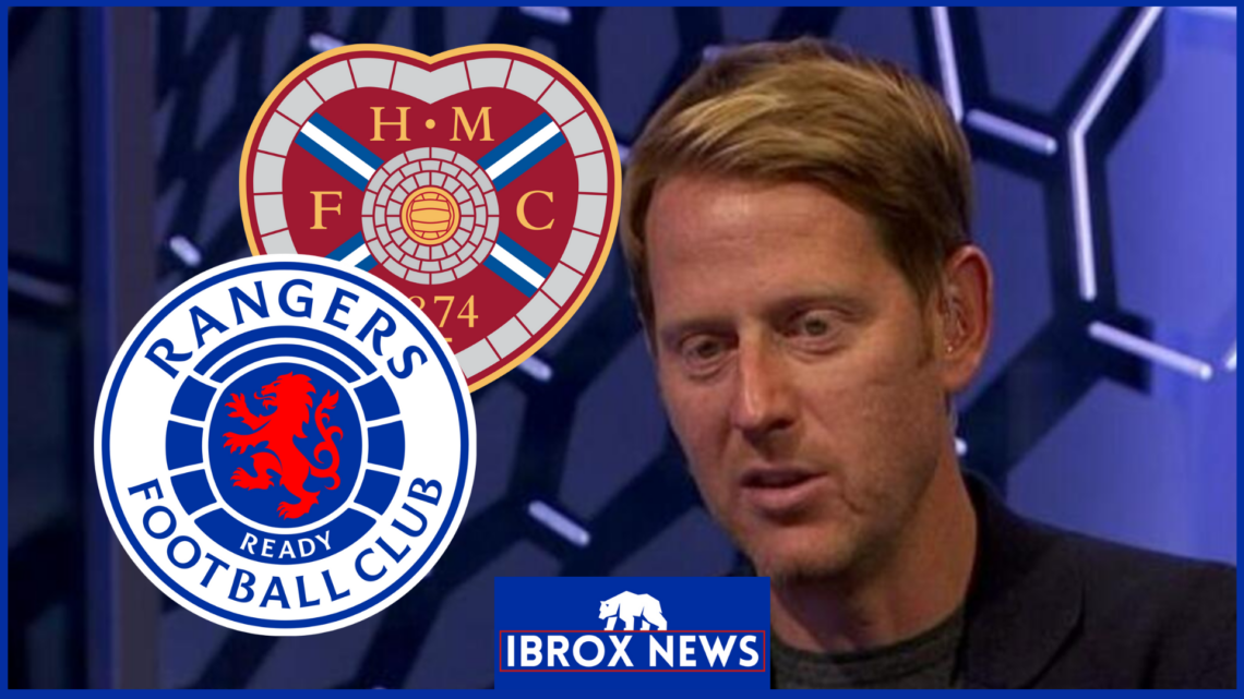 Michael Stewart Rangers Hearts badges